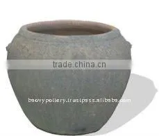 Vietnam Old Stone Outdoor Planter, Outdoor Pottery thumbnail-1