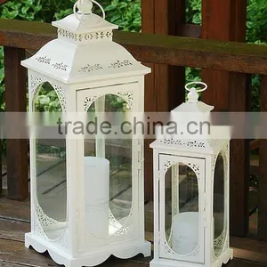 New 2017 White Vintage Style Moroccan Lantern Candle Holders thumbnail-2
