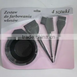 4 Pcs Hair Dye Container Hair Coloring Brush Set Hair Salon Tools thumbnail-1