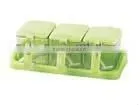 3-Bowl Plastic Condiment Container thumbnail-1
