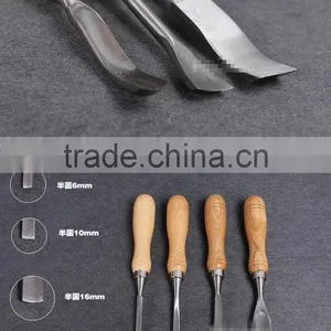 12PCS Professional Wood Rock Breaker Chisel Round Chisel Set Carvers Graving Knife Kit thumbnail-3