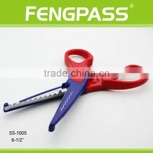 S5-1005 6.5 Inch 2Cr13 Stainless Steel Blade With Colorful Plastic Handle Color Scissors For Kids thumbnail-4