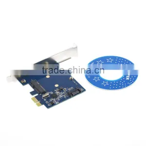 Mini PCI-E USB 3.0 PCI-E PCIe to MSATA SSD+SATA3.0 Combo Extender Mini PCI-E SSD Adapter PCI-E ToSATAIII Card/mini Pcie to Pcie thumbnail-1