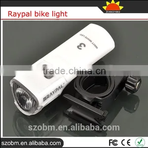 Biking RAYPAL 3W 3 Modes Light Front Bike Led Lights For Bicycle With Clip thumbnail-2