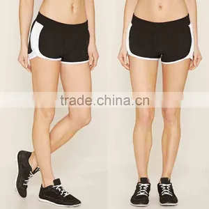 Sexy Shorts for Women Fashion Wholesale Hot Sport Wear Active Contrast-Trimmed Shorts Pants Plain Cotton High Quality thumbnail-1