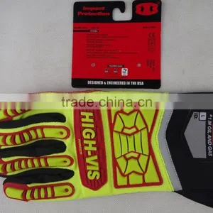 Mechanical Work Safety Glove En388 4132, Palm Reinforcement, Heavy Construction, Rescue Gloves thumbnail-1