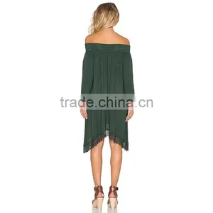 2016 New Fashion Ladies Dress Design Long Sleeve Women Casual Ladies One Piece Dress thumbnail-3