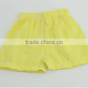Children Summer Icing Pants Wholesale Kids Girl Red Gingham Short Pants Baby Girls Plaid Leggings thumbnail-2