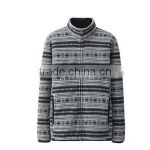 High Quatity Full Zip Warm Windproof Jacket Cheap Custom Printing 100% Polyester Polar Fleece Softshell Jacket thumbnail-1