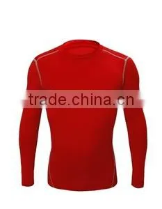 OEM Service Logo Print DRI Fit Tech Mens Fitness Compression Longsleeve Shirt thumbnail-1