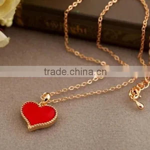 China Yiwu Wholesale Lucky Heart Necklace for Women thumbnail-1