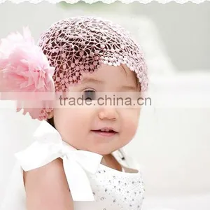 Fabric Flower Baby Headbands thumbnail-1