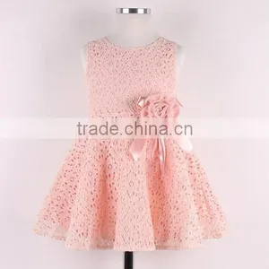 Best Quality 2016 Fashion Girls Lace Dress Girl's Princess Dress Kids Party Dress Flower Girl Dress thumbnail-1
