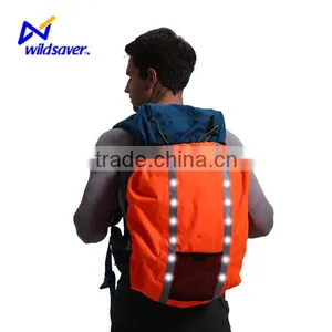Camping Waterproof Dry Bag Safety LED Flashing Backpack Cover thumbnail-2