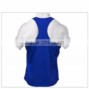 Factory Wholesale Stringer Tank Top Mens Gym Tank Top Best Vest For Men thumbnail-2
