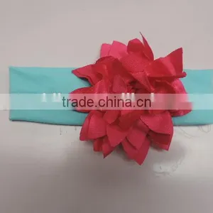 Kids Girl Flower Raglan Hairwear Persnickety Remake Cotton Bowknot Baby Girl Headbands Children Craft Hairband Wholesale 2016 thumbnail-2