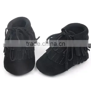 2016 New Design Lace Up Tassel Winter Newborn Baby Shoes thumbnail-6