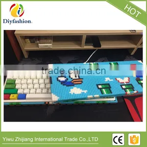Mario Mechanical Keyboard Mini Building Blocks Box Handmade Blocks for Kids thumbnail-1