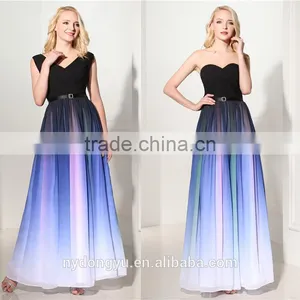 Gradient Evening Dress Bridal Dress/ yg Flower xx Gradient Maxi Bridal Dress/evening Wedding Dress thumbnail-5