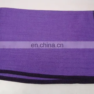 Cashmere Pashmina Wool Shawl With Black Border thumbnail-4