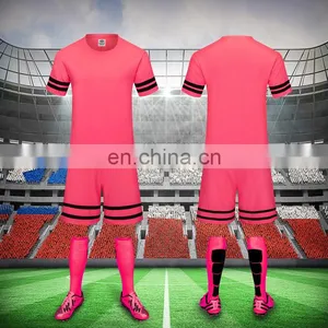 2017 Soccer Wear Top Thai Dry Fit Cheap Custom Sublimation Training Soccer Uniform Jersey Shirts Sets for Teams Bulk Wholesale thumbnail-4