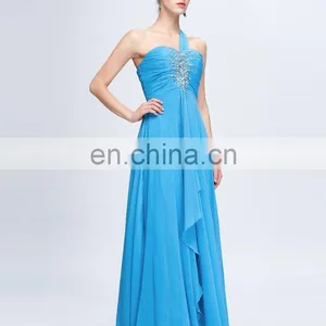 Grace Karin One Shoulder Long Chiffon Evening Gowns Party Gowns CL3120-3 thumbnail-2