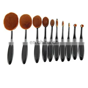 Lowest Price 10 PCS Toothbrush Style Handle Makeup Brush Eyebrow Brush Set thumbnail-2