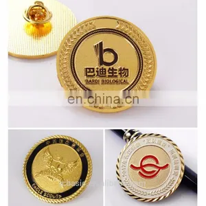 Custom High Quantity Soft Lapel Pins Badge With Gold Butterfly Clutch thumbnail-2
