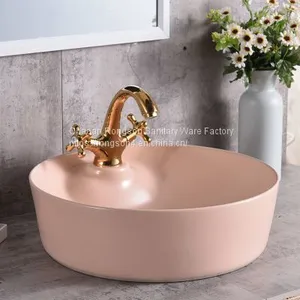 Chaozhou Factory Directly New Design Ceramic Small Art Basin thumbnail-1