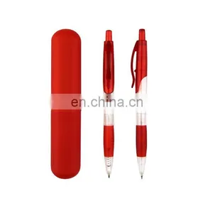 Promotional Logo Printed Ball Pen And Pencil With A Case Matched thumbnail-1