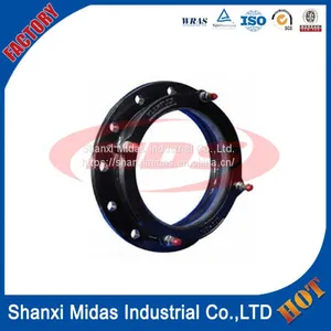 Ductile Iron Universal Wide Range Flange Adaptor for PE Pipes thumbnail-4