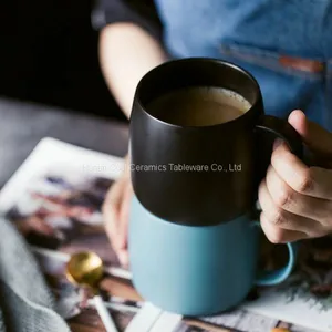 Custom Printed High Grade Cheap Cute Matt Colour Cheap Ceramic Mugs thumbnail-2