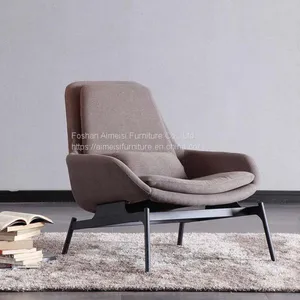 Modern Classic Outdoor Armchair Living Room Fabric Lounge Chair thumbnail-3