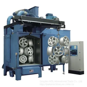 Hook Type Shot Blasting Machine, Spare Parts Rust Removing Peening Machine thumbnail-3