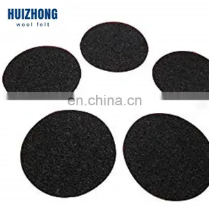 Various Colors Customized Leaf Shape Cheap Felt Cup Coaster thumbnail-1