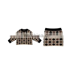 3760 Baby Boutique Clothing 2 Piece Girls Beautiful Skirt Sweater Set thumbnail-1
