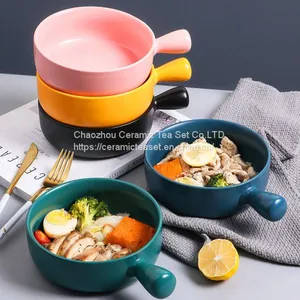 Ceramic Creative Handle Baked Breakfast Tray thumbnail-2