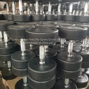 Coating DumbbellHexagonal Rubber DumbbellPU Coated Dumbbells thumbnail-4