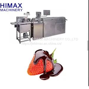 Low Cost 30kg Chocolate Enrobing Coating Machines Production Line With Cooling Tunnel thumbnail-2