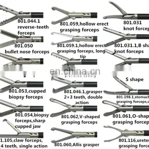 Medical Instrument 5mm Double-action Straight Flexible Scissors thumbnail-5