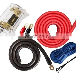 0 Gauge Amp Kit 5000W Car Amplifier Install Power & Ground Wire+More thumbnail-1