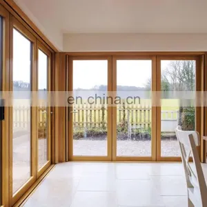 SHENGXIN Timber Grain Aluminium Profile for Wall/aluminium Door Profile Wood Color/wall Decor Window Frame Aluminium Price per thumbnail-1
