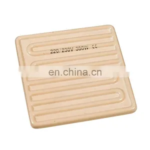 230v 350w Electric Far Infrared Plate Hollow ir Ceramic Heater for Hot Stamping Machine thumbnail-3