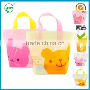 Wholesale Printed PE Poly Bags Plastic Handle Bags for Shopping thumbnail-1