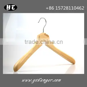Fashion High End Wooden Hanger Natural Wooden Hanger and Pants Hanger thumbnail-2