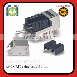 RJ45 CAT.5E 8p8c FTP Shielded 110 IDC Modular Jack thumbnail-1