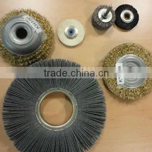 Polishing Brush Made by Silicon Carbide / Steel Wire thumbnail-1