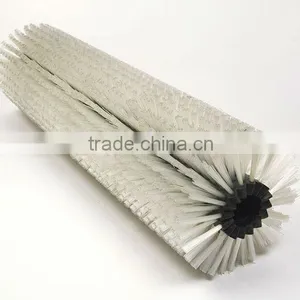 White Long Mounted Wire Roller Wiper Brush thumbnail-1