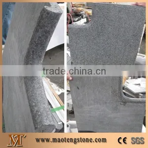 Honed Basalt Swimming Pool Coping Tiles, China Grey Basalt Swimming Pool Coping thumbnail-2