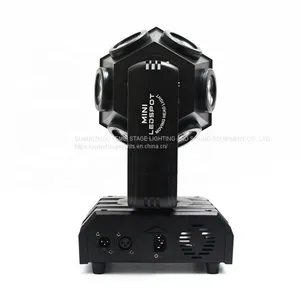 Cheap Price 12pcs 10W RGBW 4in1 LED Football Moving Head for Stage Bar KTV thumbnail-4